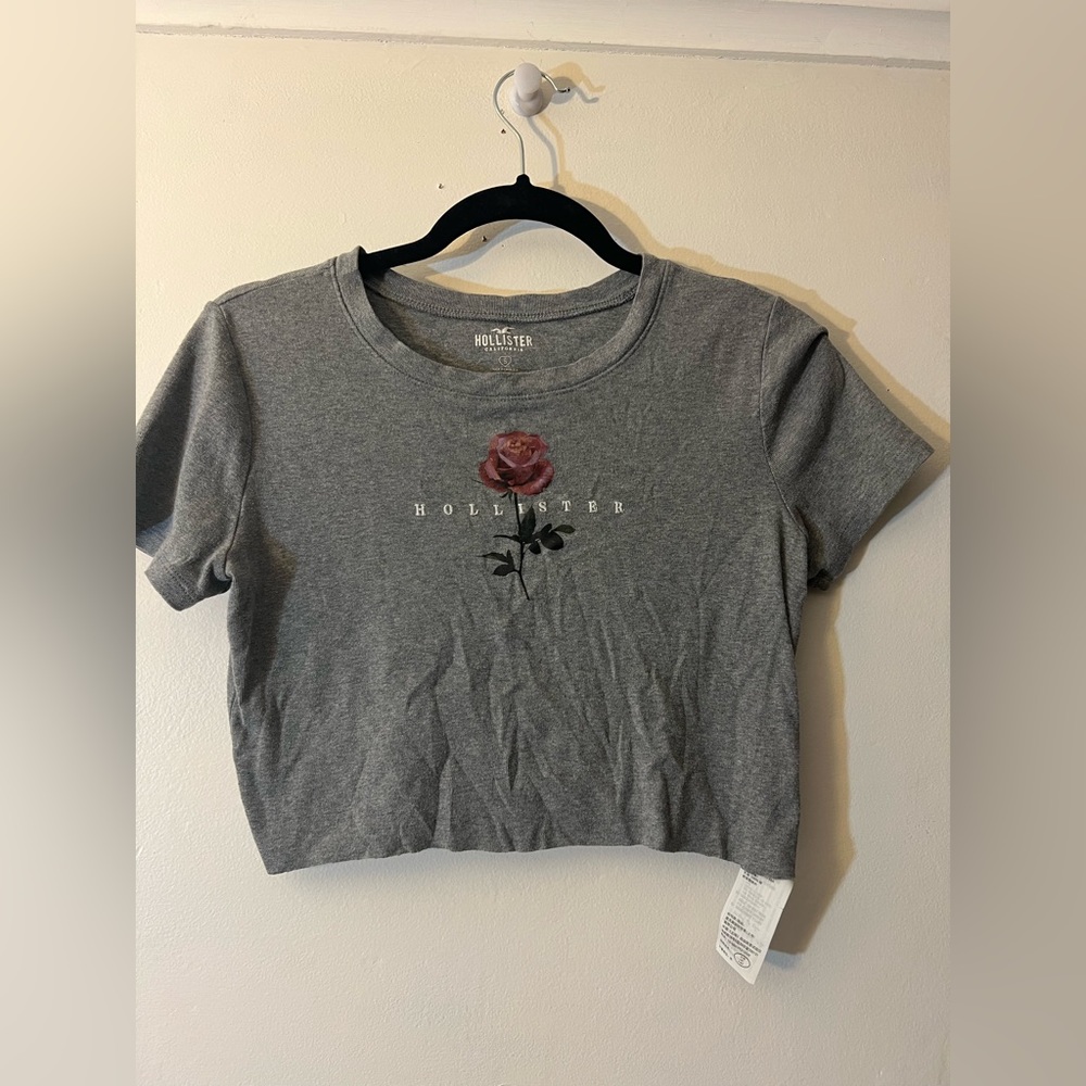 Hollister cropped baby tee - Picture 1 of 3